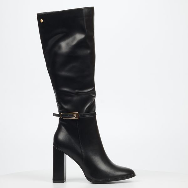 Miss Black Shania Women Faux Leather Long Boots