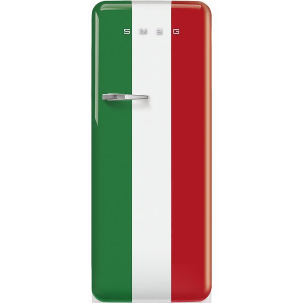 Smeg FAB28RDIT5 Free Standing Refrigerator 50's Style Italia flag