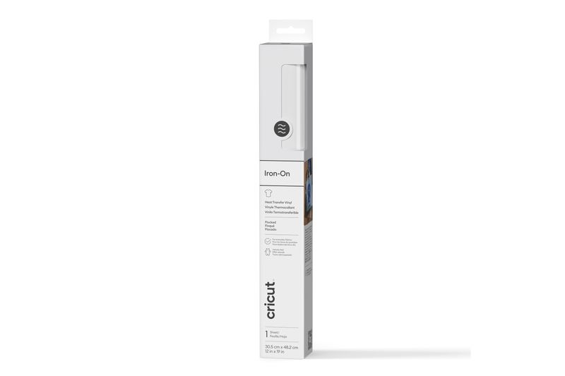 Cricut Flocked Iron-On 30.5 cm x 48.3 cm White