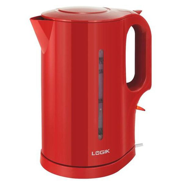 Logik Electric 1.7L Cordless Kettle Red