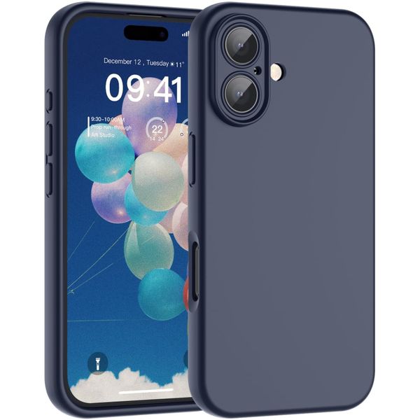 Compatible With IPhone 16Plus Liquid Silicone Phone Case