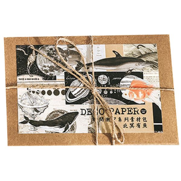 Craft 200 Pcs Cool Scrapbooking Journal Decor Paper &amp; Sticker Jumbo Pack