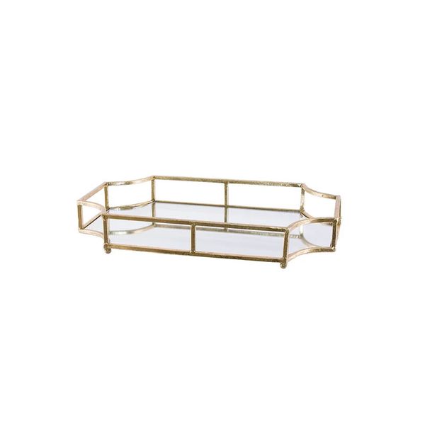 Decorative Gold Mirrored Tray