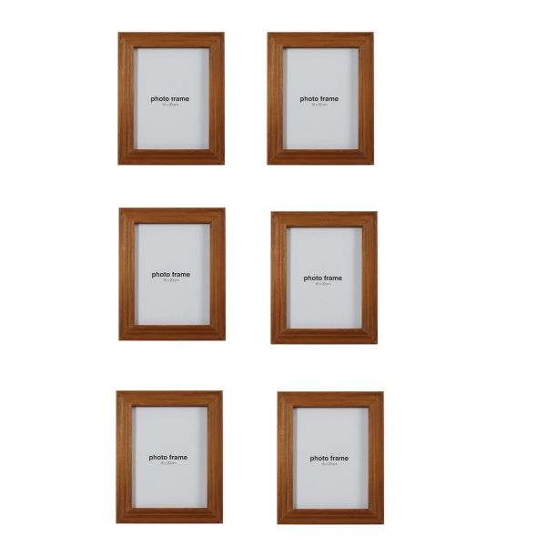 6 Piece Bamboo Photo Frame Shop Today. Get it Tomorrow!