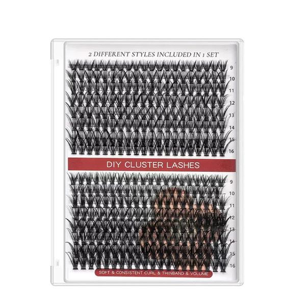 DIY 320pcs Eyelash book 30D 40D 9-16mm Eyelash Extension Kit With Eyelash