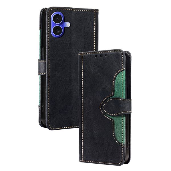 Retro PU Leather Flip Cover Protection Case Compatible With iPhone 14 Plus