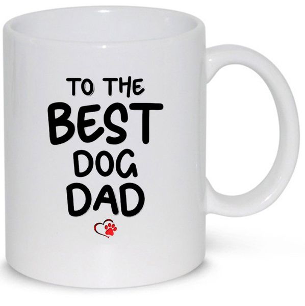 To The Best Dog Dad Birthday Christmas Father's Day Gift 11Oz Coffee Mug