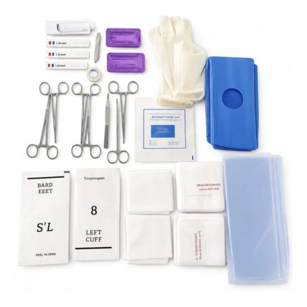 VMMC Male Circumcision Kit for Dorsal Slit Procedure - Sterile Single-Use