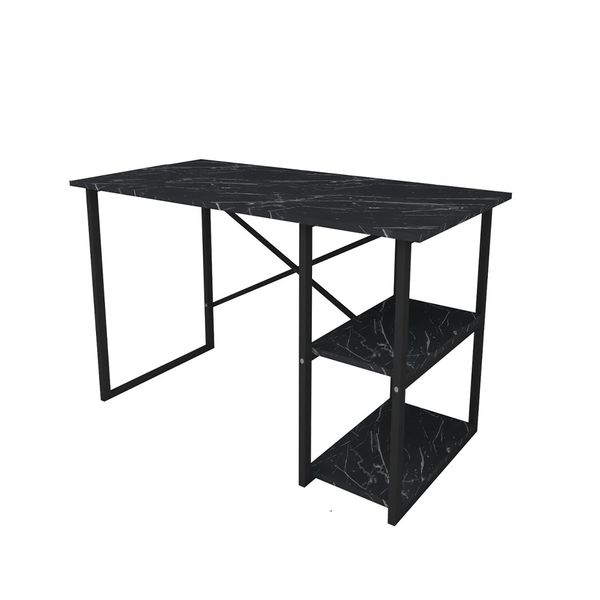 Modern Crisscross 2 Shelf Study Desk-60 x 120cm