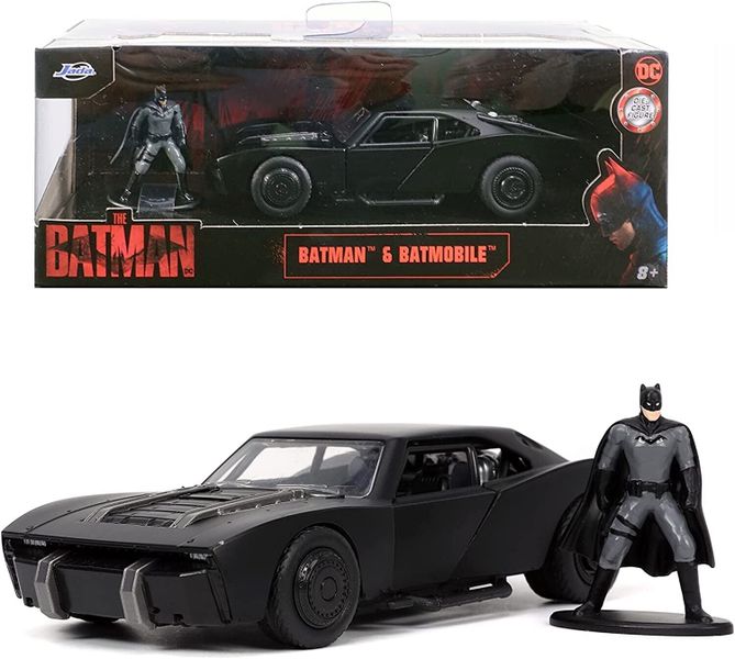 Jada-1/32 The Batman Batman Figure and Batmobile