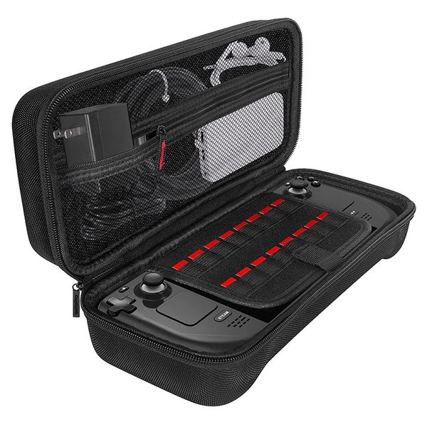 Compatible with Steam Deck &amp; Asus Ally Hard Case | Shockproof &amp; 16-Card