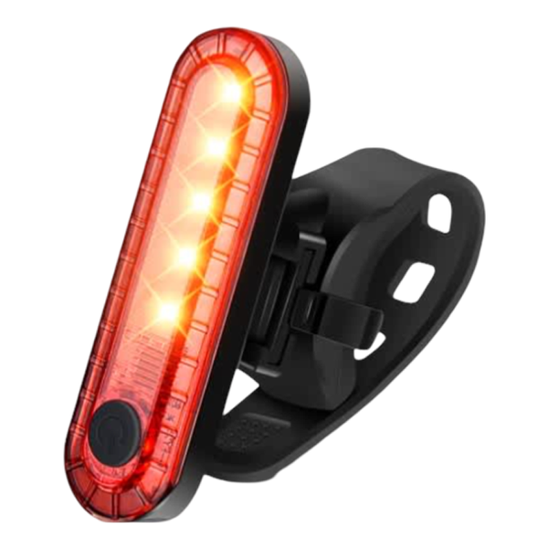 Waterproof Rechargeable Bicycle Tail Light Warning Light FA-056 - Set of 2