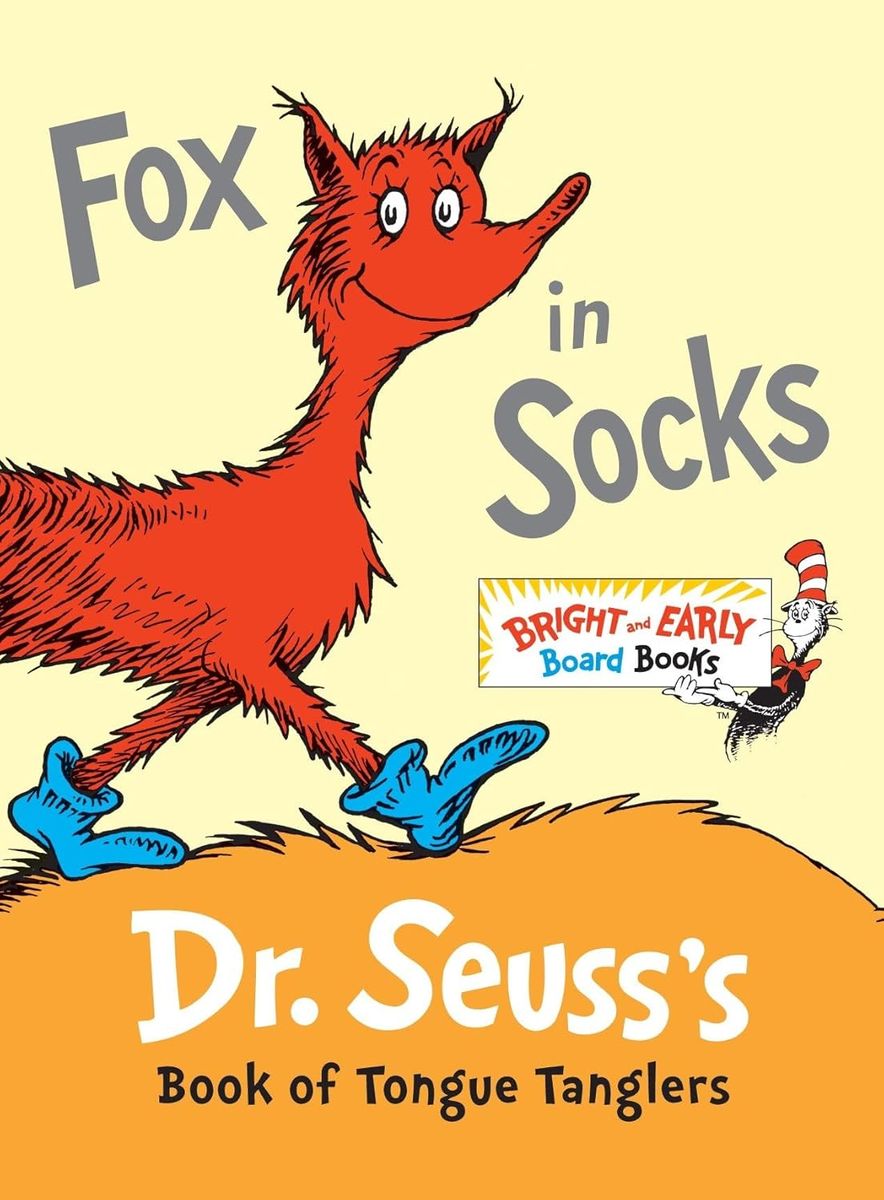 英語絵本セット　Dr.Seuss projectX Qpen対応 Fox in Socks: Dr. Seuss's Book of Tongue Tanglers | Shop Today