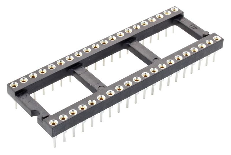Harwin (D2832-42) IC &amp; Component Socket, 32 Contacts, DIP, 2.54mm
