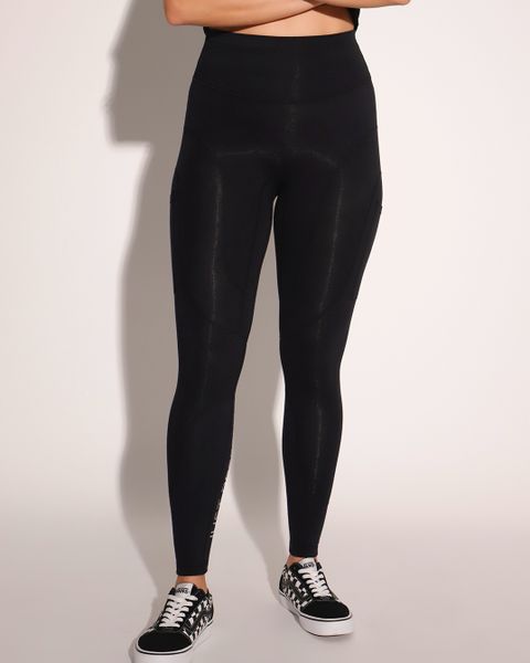 Breeth Comfortable Cotton Womens Travel Leggings Extra Long Length - Black