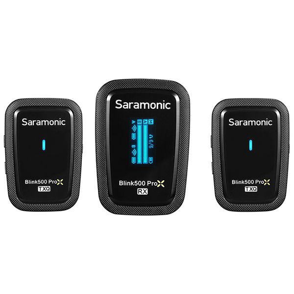 Saramonic Blink500 ProX Q2 (TXQ+TXQ+RX) 2.4GHz Wireless Microphone System