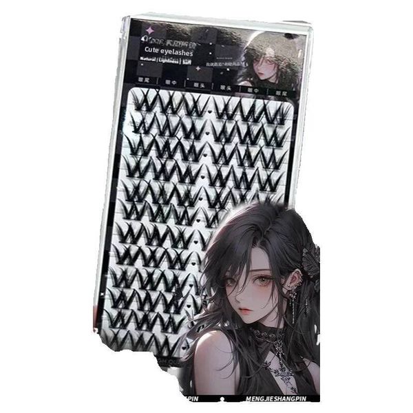 Menglash Premium Large Capacity W-Type Dense Volume Thick False Single