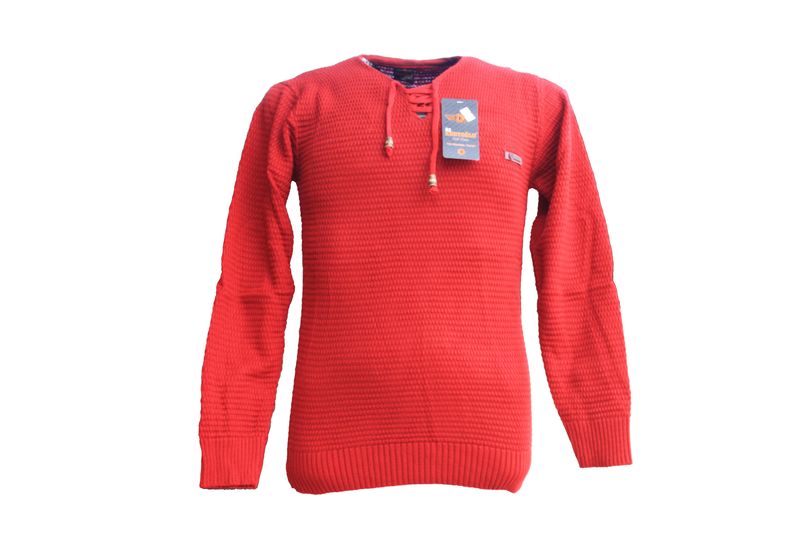 Kurtoglu Men Red Acrylic Stretched Jersey image