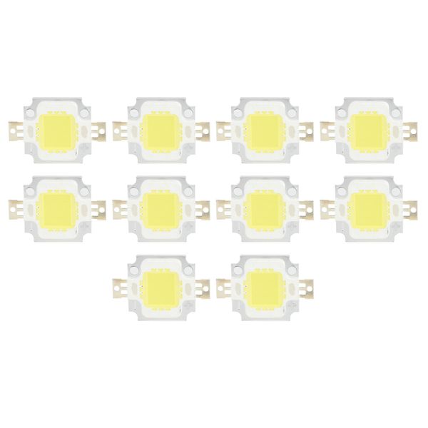 10Pieces 10W COB LED Chip 6500K
