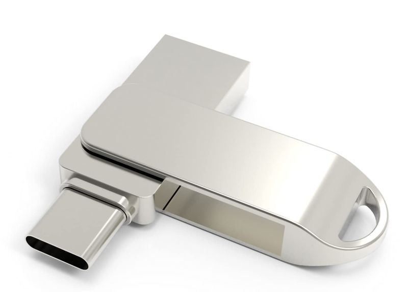Flash Drive 2TB Suitable Desktop Computer/Mini PC Type c &amp; USB 3.0