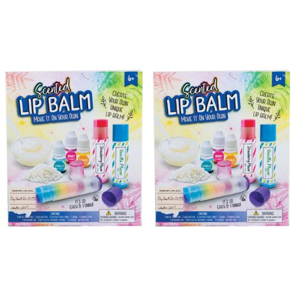 Bulk 2 Pack DIY Make Your Own Scented Lipbalm Set