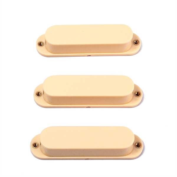 Closed Single Coil Pick Up Covers for Strat Style Electric Guitar