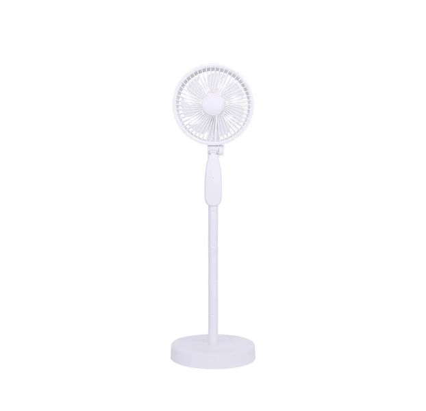USB Rechargeable Telescopic Desk Fan With LED Light