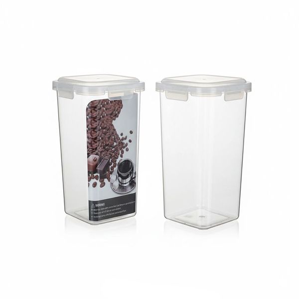 2 Piece 1300ML Airtight Food Storage Containers - Freshness Sealed