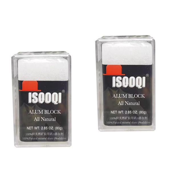 80G Underarm Deodorant Alum Stone Deodorant Men's Shaving 2 Pieces