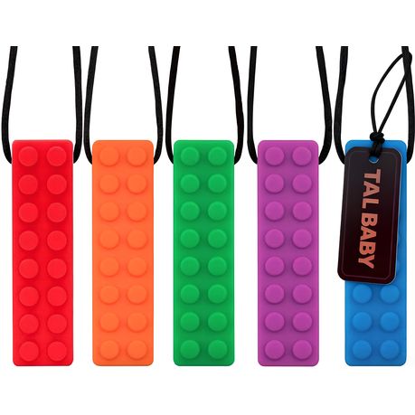 5 Pack Chew Necklace Sensory Chew Necklace Bundle for Kids with Teething Image