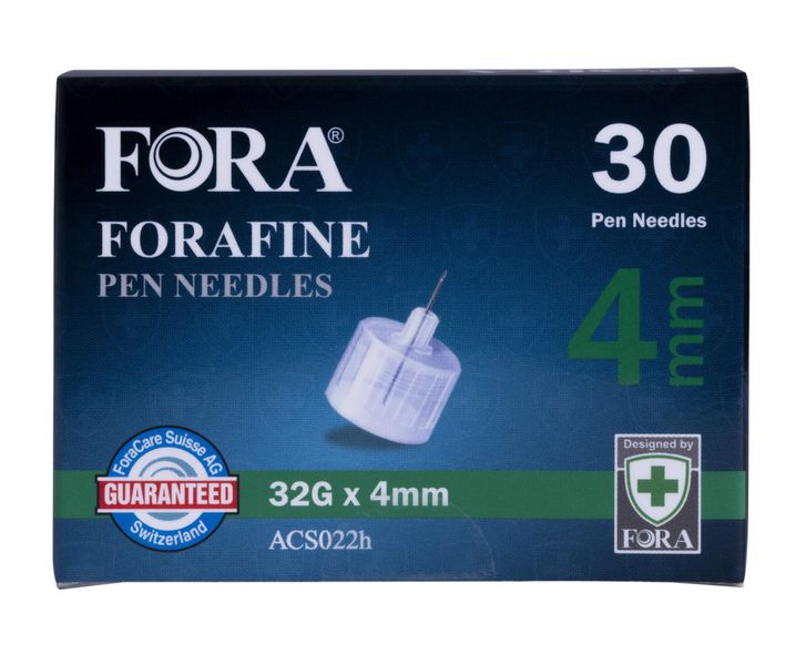 Forafine Pen Needles 32Gx4mm 30pcs