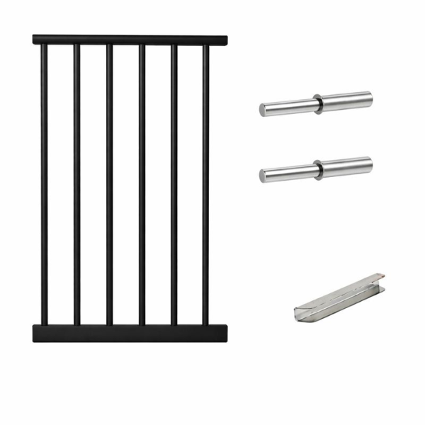 innolife Safety Gate Extension- Pet Gate- Baby Gate Extension- Black