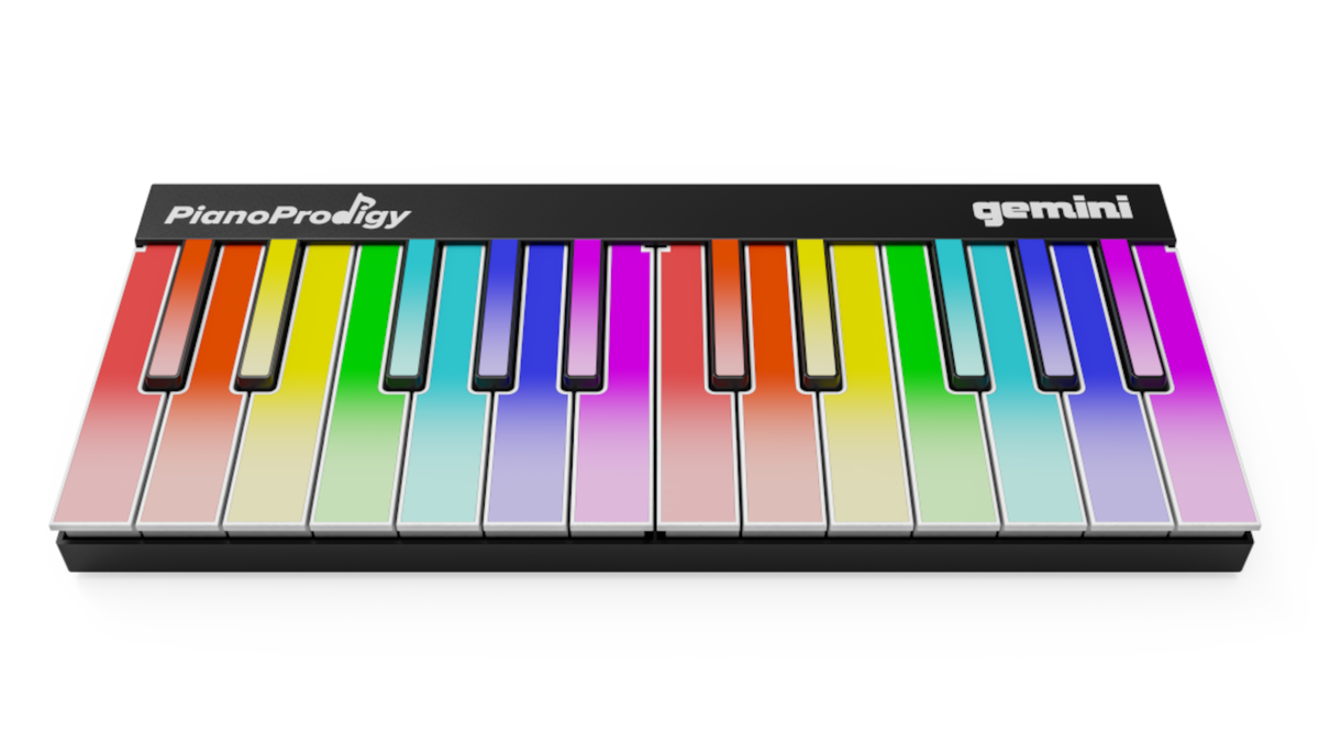 Gemini PianoProdigy GPP 101: 24-Key Light-Up Wireless MIDI Keyboard