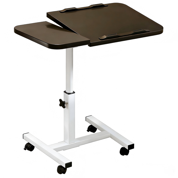 Standing Overbed Sofa Laptop Table,Height Adjustable Mobile Laptop