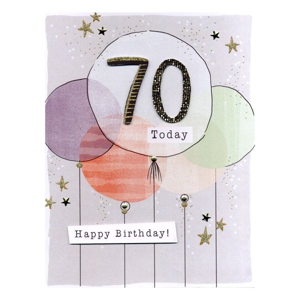 Giant Greeting Card - 70th Birthday