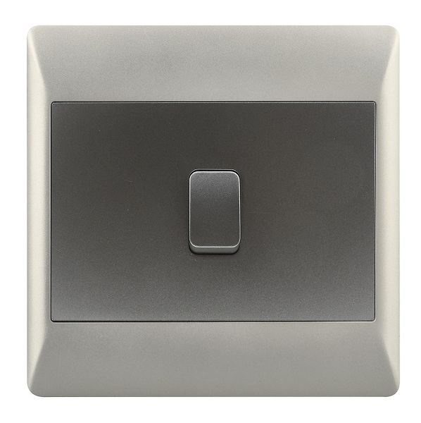 1 Lever 1 Way Light Switch for 4 X 4 Electrical Box In Silver | Shop