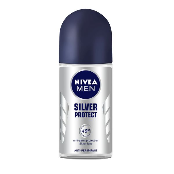 NIVEA MEN Silver Protect Anti-perspirant Roll-On Deodorant, 50ml