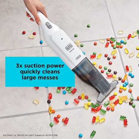 BLACK DECKER Cordless 12V Dustbuster Hand Vacuum 1.5A Battery