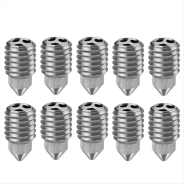 For Bambu Lab X1 X1C P1S P1P Copper Plated Nozzl image