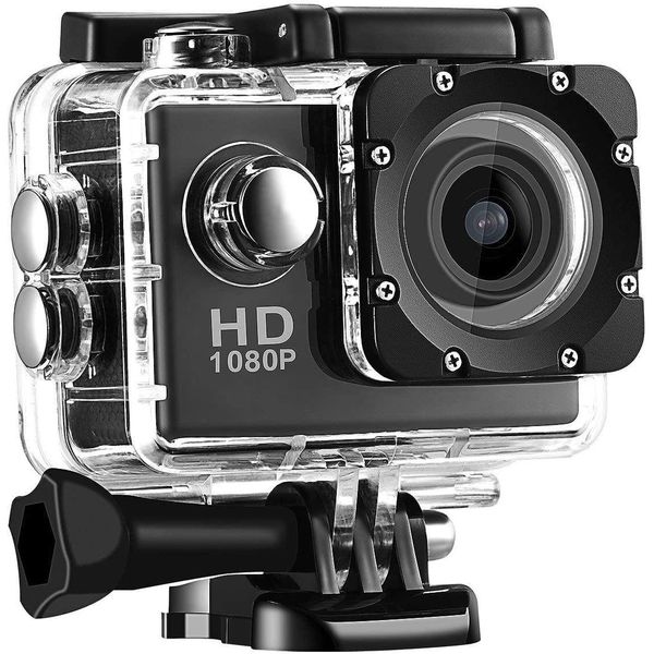 Andowl 1080p Full HD Sports Action Camera - Waterproof