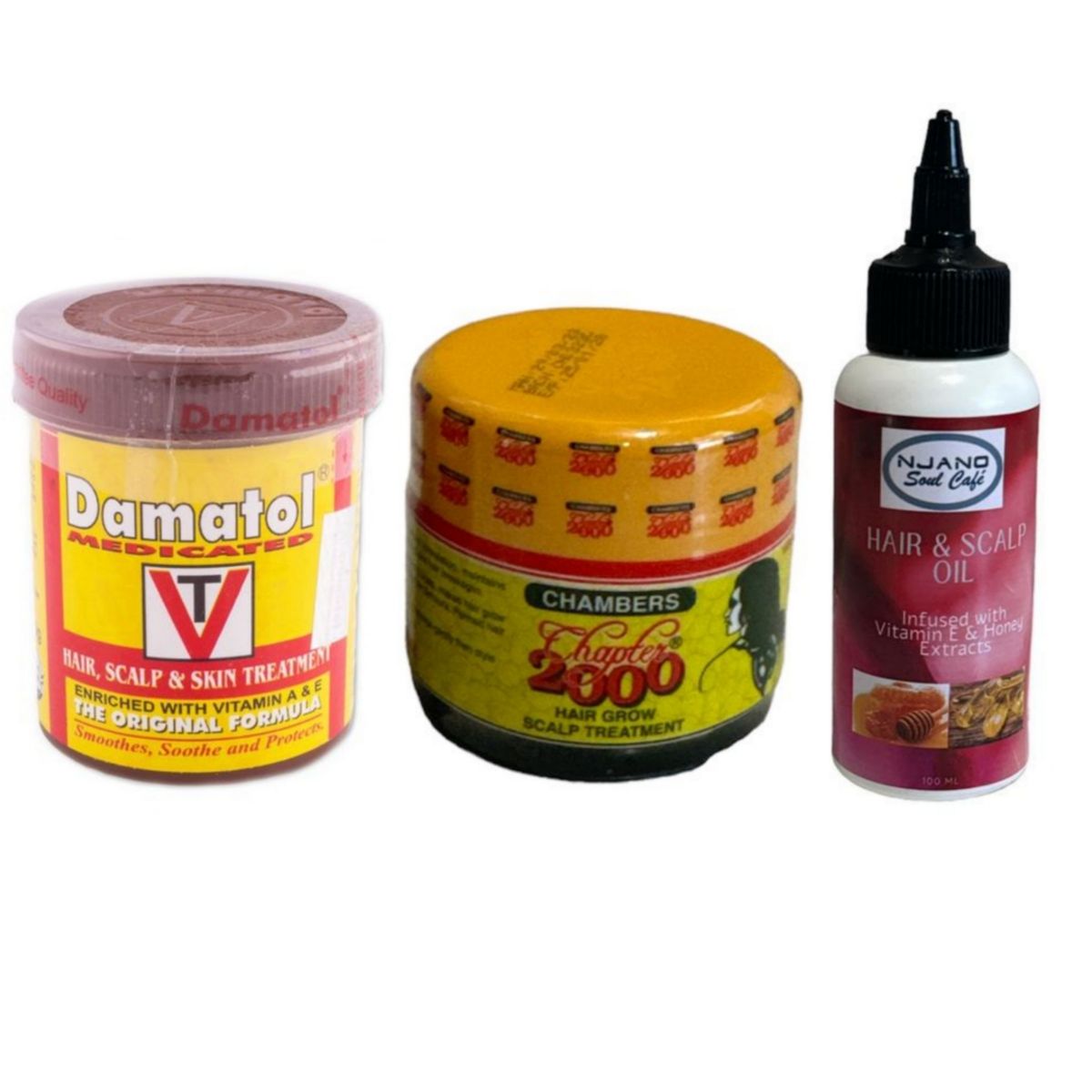 Damatol Hair Treatment, Chapter 2000 Hair Growth Treatment, Scalp Oil