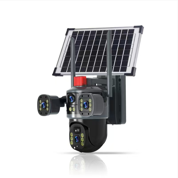 Solar-Powered Three-Lens Camera