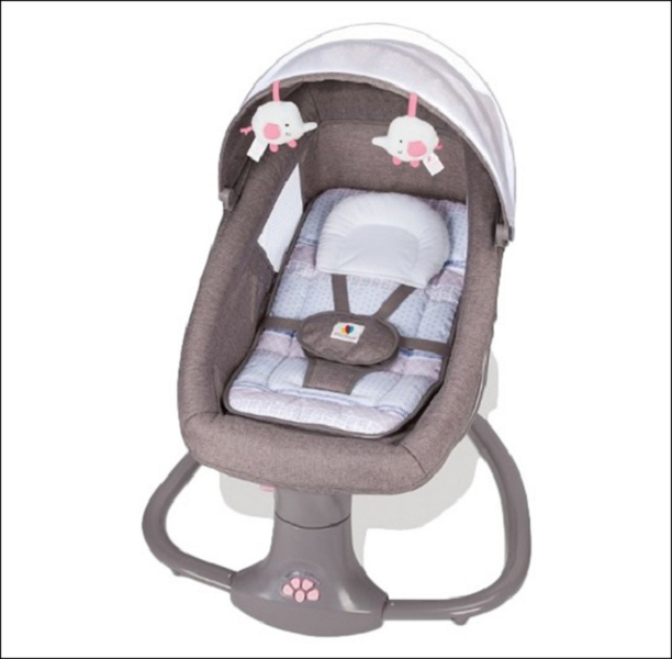 Mastela 3 In t Multi Function Electric Swing Pink &amp; Grey