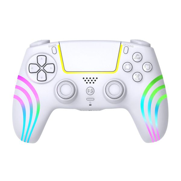 RGB Wireless Controller for PS5 /PS5 SLIM /PS5 PRO /PC Black