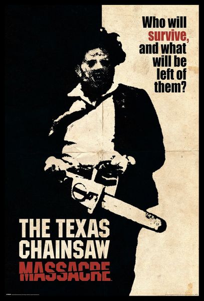 Texas Chainsaw Massacre - Survive Poster with Black Frame