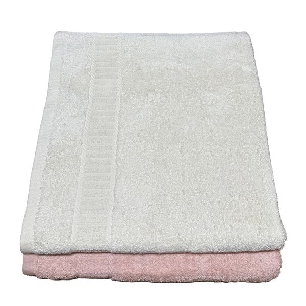 2 Pack Extra Large Bath Towel Luxury Cotton 80 x 140cm - BT14P171LCLPE