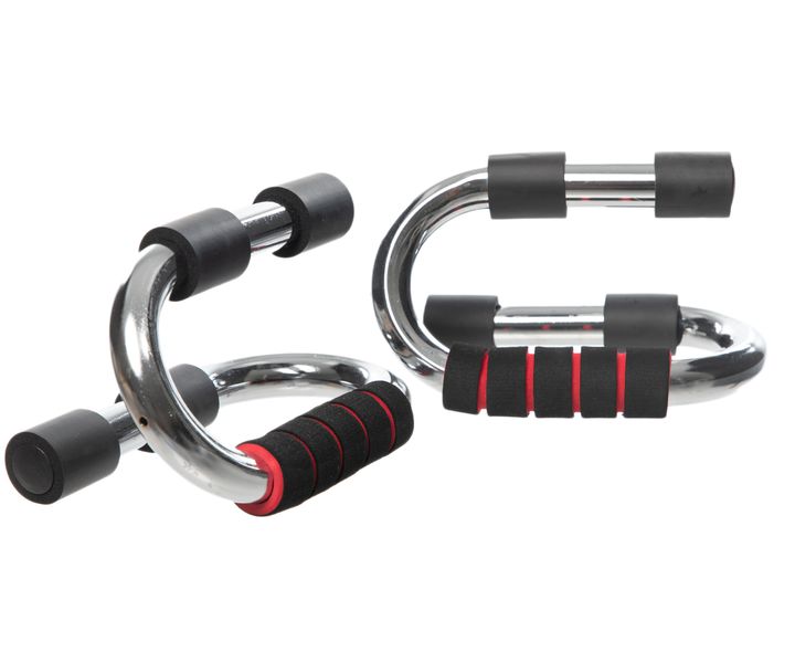Fury Push-Up Handles With Foam - Black &amp; Red