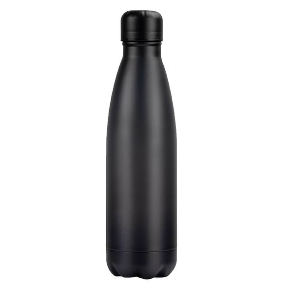 Black Stainless Steel Bottle - 500ml