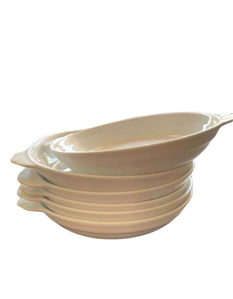 Be Classic H Medium White Pasta Plate/Bowl - Set Of 6