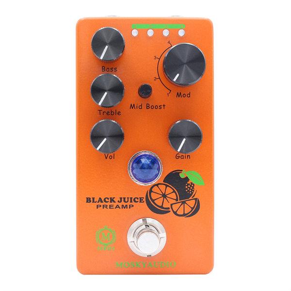 Moskyaudio Black Juice Preamp Guitar Bass Effect Pedal Preamp